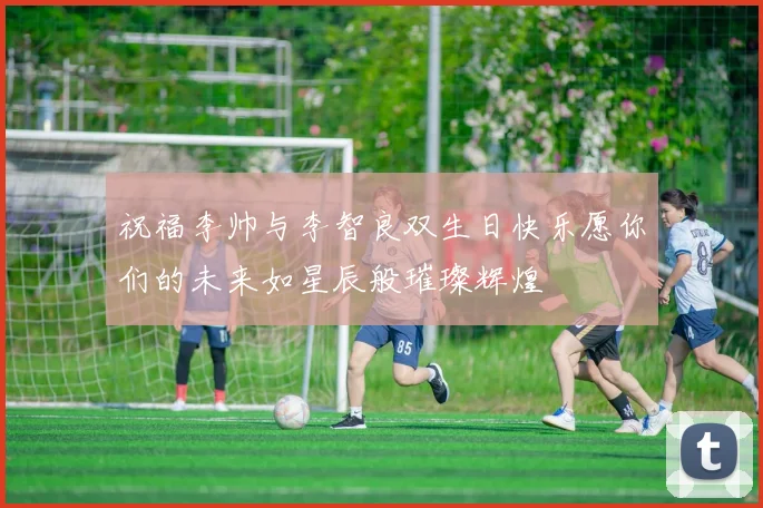 祝福李帅与李智良双生日快乐愿你们的未来如星辰般璀璨辉煌