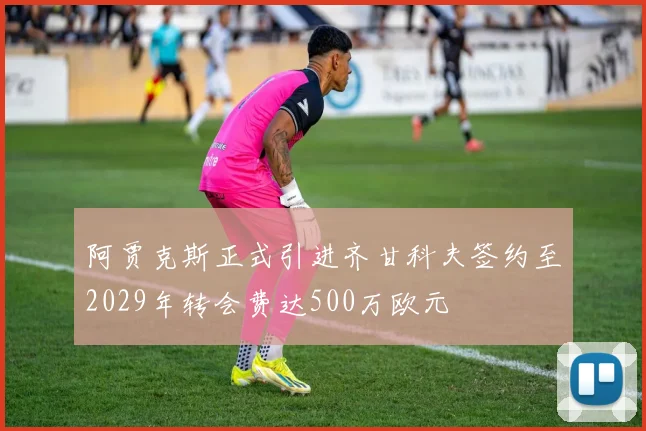 阿贾克斯正式引进齐甘科夫签约至2029年转会费达500万欧元
